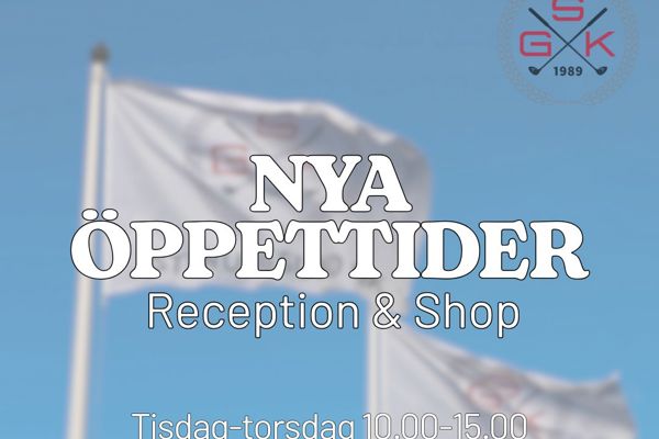 Säsongen går mot sitt slut: vi övergår till vinteröppettider