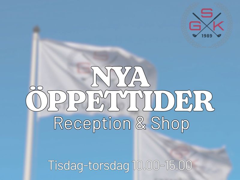 Säsongen går mot sitt slut: vi övergår till vinteröppettider