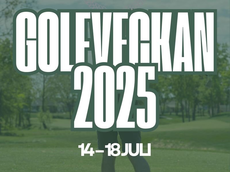 Golfveckan närmar sig: boka din plats nu!