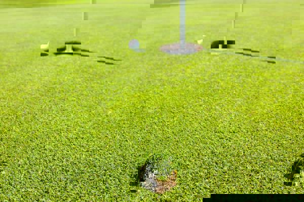 Hur man lagar nedslagmärken på green