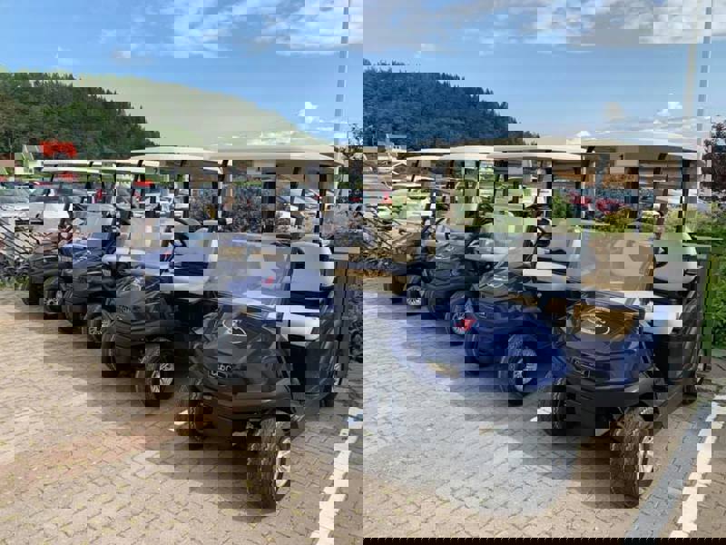 Golfbilsförbud på banan från 21 oktober